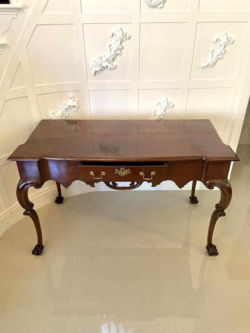 Rare 18th Century American Antique Chippendale Serving/Console Table - Image 2